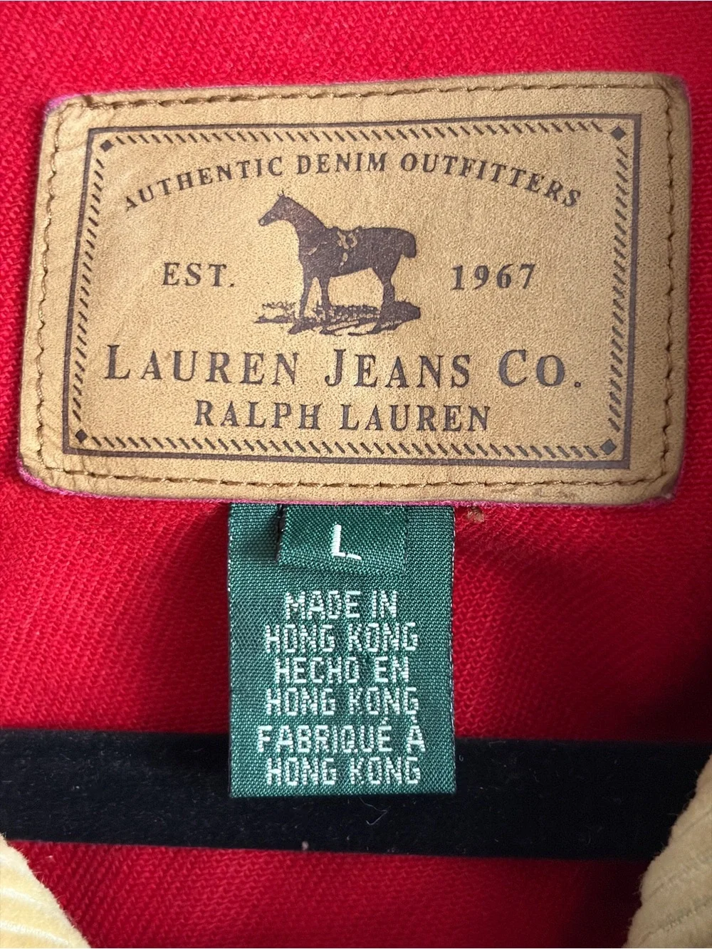 Vintage Ralph Lauren Chore Jacket Barn Jacket Large - Picture 4 of 7